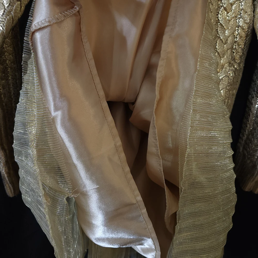 Girls Gold Long Sleeve Knit Top & Skirt Set - Picture 7 of 7